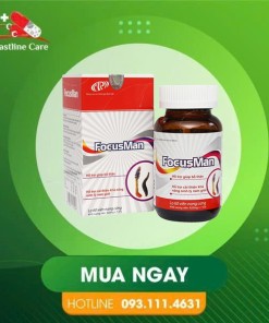 FOCUSMAN – Hỗ Trợ Tăng Cường Sinh Lực, Mạnh Gân Cốt (Hộp 60 viên)Focusman hỗ trợ bổ thận