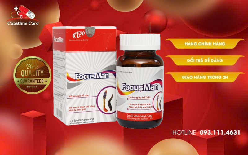 Focusman hỗ trợ tăng cường sinh lực