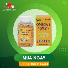 Nature Gift Omega 3 Fish Oil – Hỗ Trợ Bổ Sung Vitamin E, EPA & DHA Cho Cơ Thể (Hộp 100 viên)