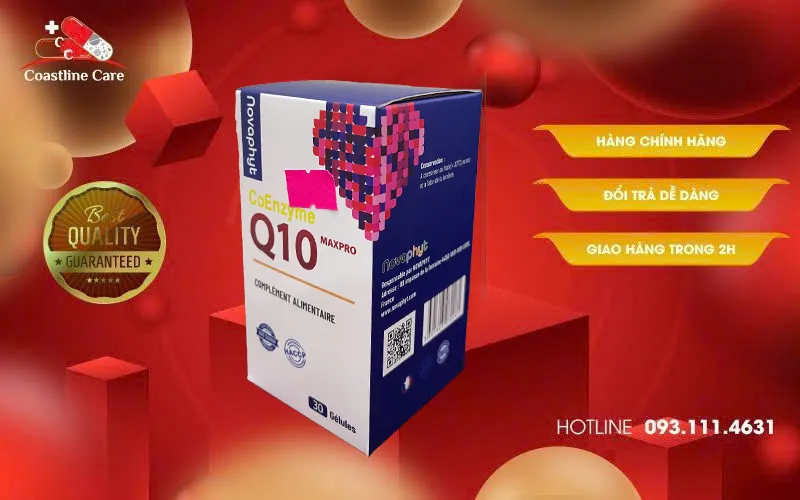 Coenzyme Q10 Maxpro giảm nguy cơ tai biến tim mạch