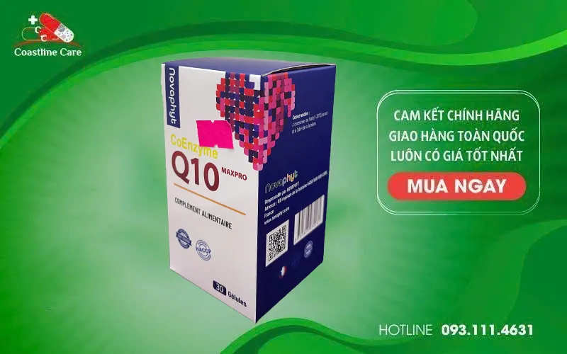 Coenzyme Q10 Maxpro hỗ trợ cơ thể khỏe mạnh
