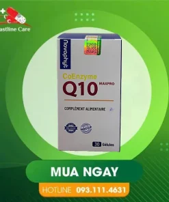 Coenzyme Q10 Maxpro - Hỗ Trợ Tăng Cường Sức Khỏe Tim Mạch (Hộp 30 viên)Coenzyme Q10 Maxpro hỗ trợ tăng cường sức khỏe