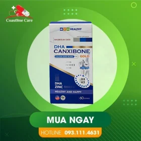 DHA CANXIBONE GOLD – Hỗ Trợ Giảm Nguy Cơ Thiếu Canxi (Hộp 60 viên)