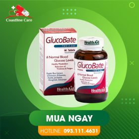 HealthAid GlucoBate – Hỗ Trợ Mức Đường Huyết Bình Thường (Hộp 60 viên)