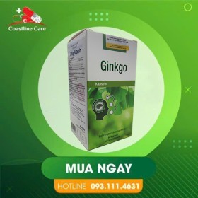 GINKGO KAPSELN – Hỗ Trợ Tăng Cường Tuần Hoàn Máu (Hộp 30 viên)