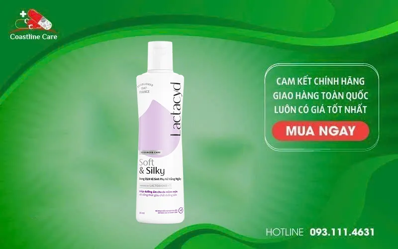 Dung Dịch Vệ Sinh Lactacyd Soft & Silky Chai 250ml