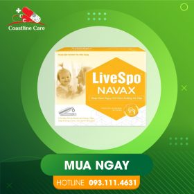 LiveSpo NAVAX Trẻ Em – Giảm Các Triệu Chứng Sổ Mũi, Nghẹt Mũi, Dị Ứng (Hộp 5 ống)