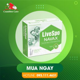 LiveSpo NAVAX – Bổ Sung Bào Tử Lợi Khuẩn (Hộp 5 ống)