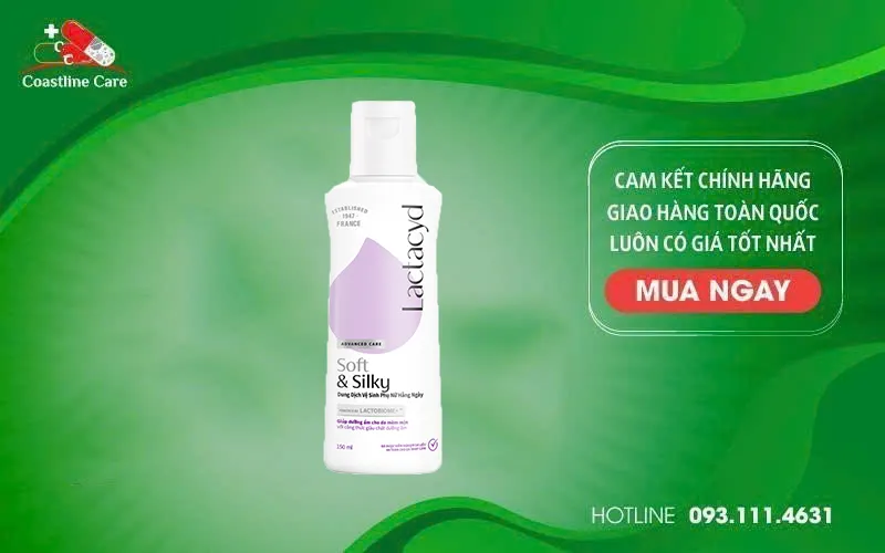Dung Dịch Vệ Sinh Lactacyd Soft & Silky Chai 150ml