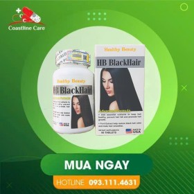 Viên HB BlackHair – Hỗ Trợ Giảm Nguy Cơ Rụng Tóc (Hộp 60 viên)