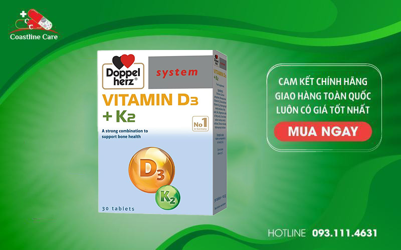 Doppel Herz System Vitamin D3 + K2