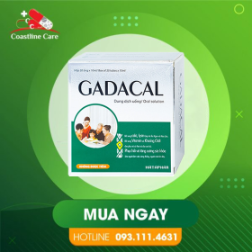 Gadacal – Dung Dịch Uống Giúp Trẻ Ăn Ngon (Hộp 20 ống)