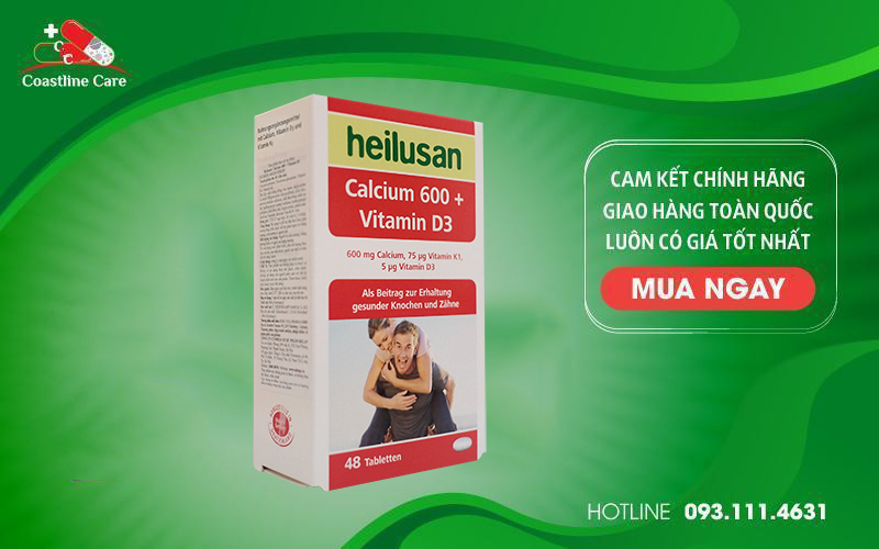 Heilusan Calcium 600 Vitamin D3