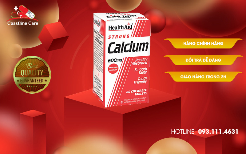 HealthAid STRONG Calcium 600mg