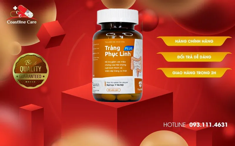 Tràng Phục Linh Plus hỗ trợ cân bằng hệ vi khuẩn có ích đường ruột