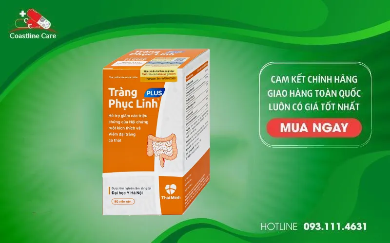 Tràng Phục Linh Plus Hỗ trợ cân bằng hệ vi khuẩn có ích đường ruột 