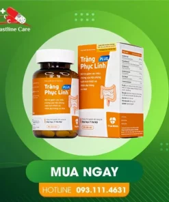 Tràng Phục Linh Plus - Giúp Tăng Cường Sức Khỏe Hệ Tiêu Hóa (Lọ 80 Viên)Tràng Phục Linh Plus Giúp giảm các cảm giác căng thẳng, stress kích thích gây co thắt đại tràng