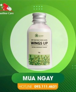Bột Khử Mùi Thiên Nhiên Wings Up - Khử Mùi Hiệu Quả, Toàn Diện (Hộp 25g)Wings Up khử mùi hiệu quả