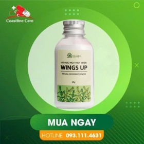 Bột Khử Mùi Thiên Nhiên Wings Up – Khử Mùi Hiệu Quả, Toàn Diện (Hộp 25g)