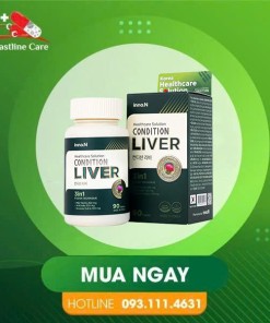 Condition Liver - Hỗ Trợ Mát Gan & Bảo Vệ Gan (Hộp 90 Viên)Condition Liver tăng cường chức năng gan