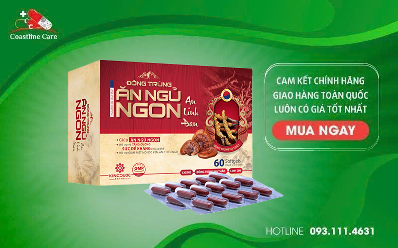 Đông Trùng Ăn Ngủ Ngon An Linh Đan giúp tăng cường sức đề kháng