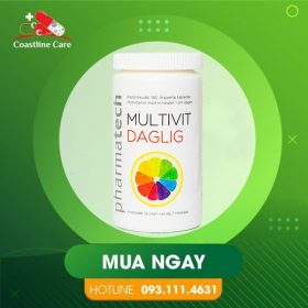 Multivit Daglig – Hỗ Trợ Bổ Sung Vitamin & Khoáng Chất (Lọ 180 Viên)