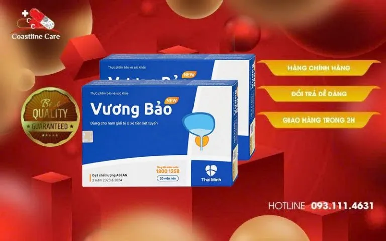 Vương Bảo New giúp giảm nguy cơ và hạn chế sự phát triển của u phì đại tiền liệt tuyến