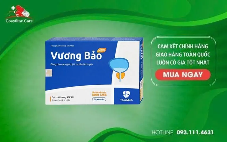 Vương Bảo New Giúp giảm nguy cơ và hạn chế sự phát triển của u phì đại tiền liệt tuyến