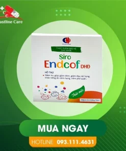 Siro Endcof DHĐ - Hỗ Trợ Giảm Ho, Giảm Đau Rát Họng (Hộp 10 ống)Siro Endcof DHĐ