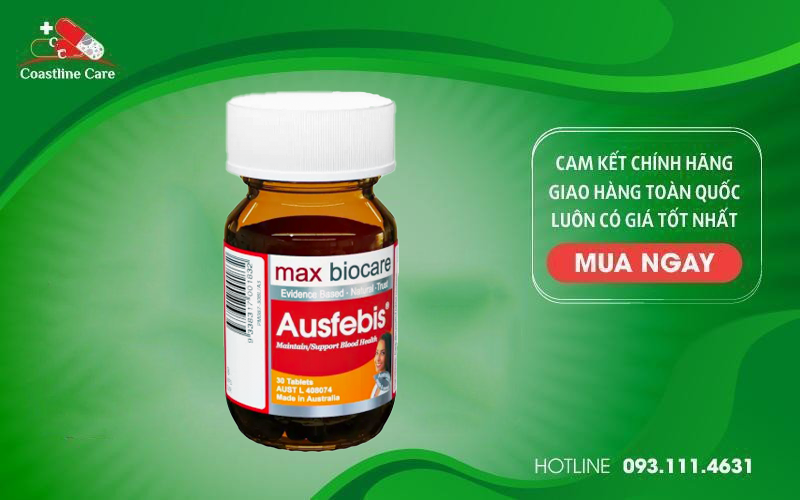 Ausfebis Hỗ trợ quá trình tổng hợp haemoglobin