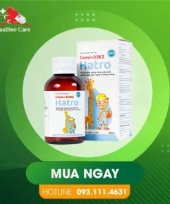 Canxi + D3K2 Hatro – Bổ Sung Canxi Giúp Xương, Răng Chắc KhỏeCanxi + D3K2 Hatro