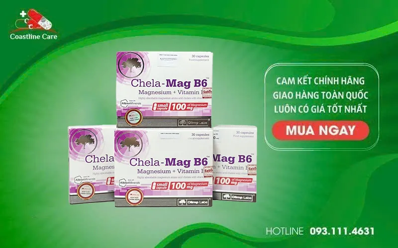 Chela-Mag B6 - Bổ Sung Magie và Vitamin B6 (Hộp 30 Viên) 2 Chela-Mag B6 tốt cho hệ thần kinh