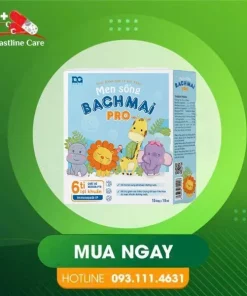 Men Sống BachMai Pro – Giúp Bổ Sung Lợi Khuẩn Đường Ruột (Hộp 15 ống)Men Sống BachMai Pro hỗ trợ tăng cường tiêu hóa