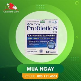 Viên Men Probiotic 8+ Fos – Hỗ Trợ Giảm Triệu Chứng Do Loạn Khuẩn Đường Ruột (Hộp 100 viên)