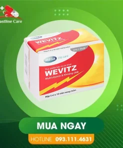 Wevitz - Bổ Sung Vitamin & Khoáng Chất (Hộp 50 Viên)Wevitz hỗ trợ các trường hợp thiếu hụt vitamin & khoáng chất