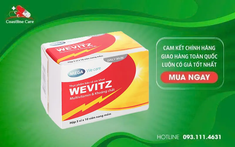 Wevitz tăng cường sức khỏe & phục hồi sức khỏe sau bệnh