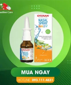 Otosan Nasal Spray Baby – Giúp Giảm Tình Trạng Nghẹt Mũi (Lọ 30ml)Otosan Nasal Spray Baby làm sạch sâu hốc mũi