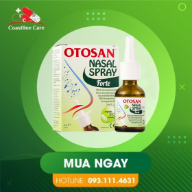 Otosan Nasal Spray Forte – Hỗ Trợ Giảm Nghẹt Mũi, Sổ Mũi (Lọ 30ml)