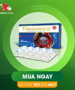 Vindermen Plus - Hỗ Trợ Tăng Cường Lưu Thông Máu Não (Hộp 30 Viên)Vindermen Plus hỗ trợ tăng cường lưu thông máu