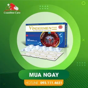 Vindermen Plus – Hỗ Trợ Tăng Cường Lưu Thông Máu Não (Hộp 30 Viên)