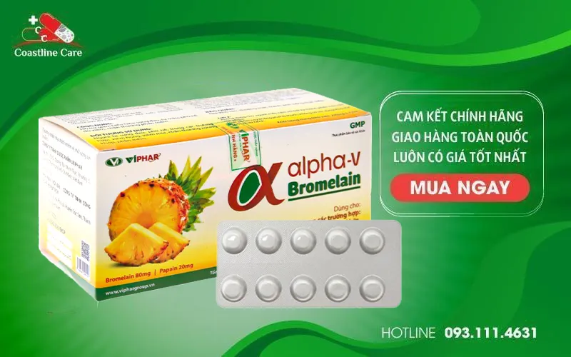 α ALPHA-V BROMELAIN