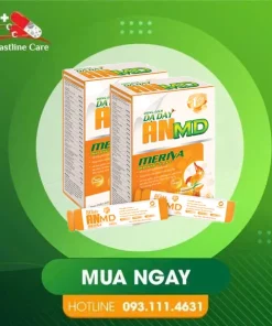 Dung Dịch Dạ Dày An MD – Giúp Bảo Vệ Niêm Mạc Dạ Dày (Hộp 10 gói)Dung Dịch Dạ Dày An MD giảm triệu chứng viêm loét dạ dày, tá tràng