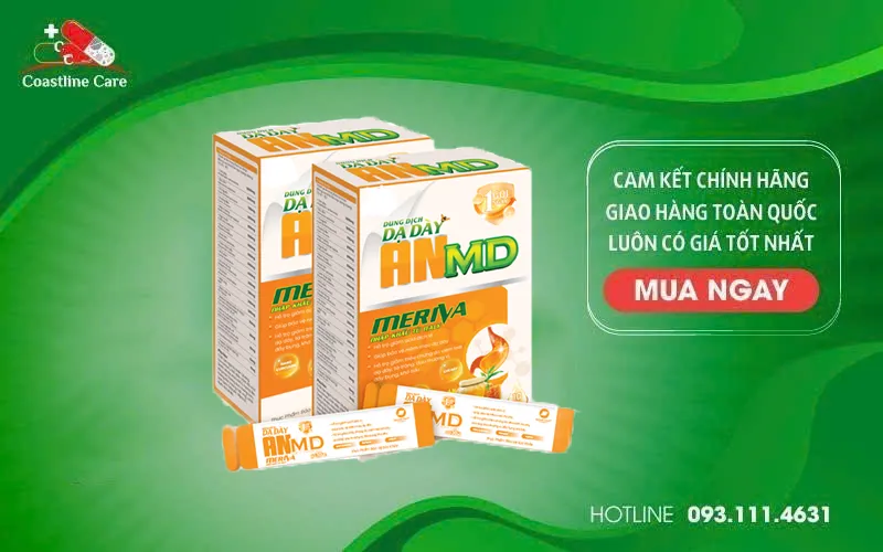 Dung Dịch Dạ Dày An MD giảm ợ hơi và ợ chua