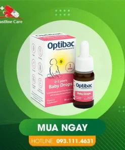 OPTIBAC Baby Drops – Hỗ Trợ Tăng Cường Hệ Vi Sinh Đường Ruột (Chai 10ml)OPTIBAC Baby Drops bổ sung lợi khuẩn đường ruột