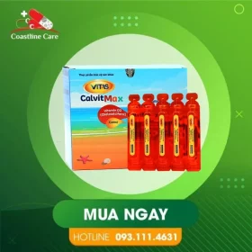 CalvitMax – Hỗ Trợ Bổ Sung Canxi Và Vitamin D3 (Hộp 20 ống) CalvitMax – Hỗ Trợ Bổ Sung Canxi Và Vitamin D3 (Hộp 20 ống)