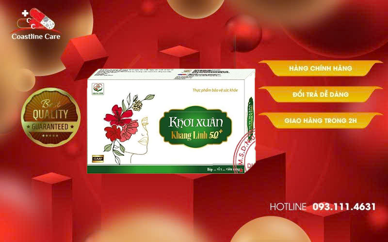 Khơi Xuân Khang Linh 50+ hỗ trợ chống oxy hóa