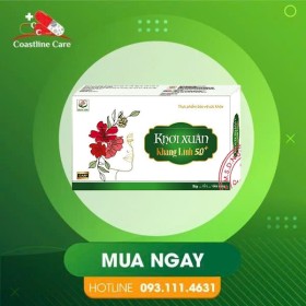 Khơi Xuân Khang Linh 50+ – Hỗ Trợ Giảm Triệu Chứng Rối Loạn Kinh Nguyệt