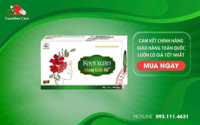 Khơi Xuân Khang Linh 50+ hỗ trợ làm đẹp da