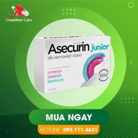 Asecurin Junior – Hỗ Trợ Cải Thiện Hệ Vi Sinh Đường Ruột (Hộp 10 gói)