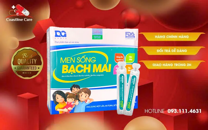 Men Sống Bạch Mai giảm triệu chứng rối loạn tiêu hóa